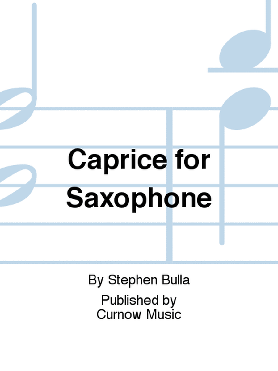 Caprice for Saxophone