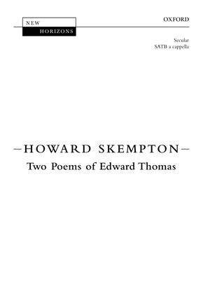 Book cover for Two Poems of Edward Thomas