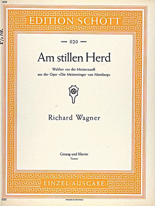 Book cover for The Meistersingers of Nürnberg
