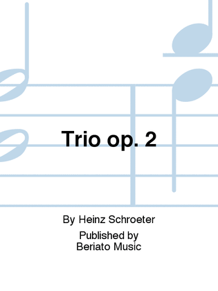 Book cover for Trio op. 2