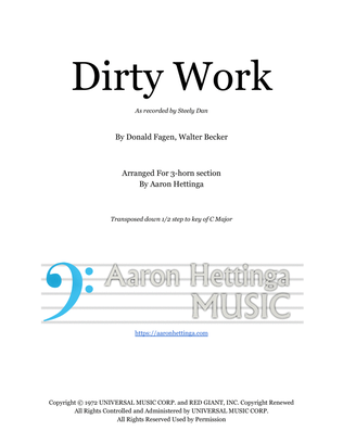 Book cover for Dirty Work