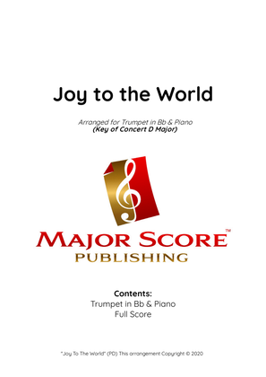 Book cover for Joy to the World - Trumpet & Piano