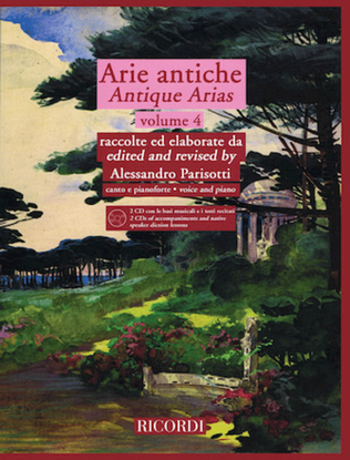 Book cover for Arie Antiche - Volume 4