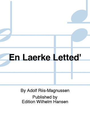 Book cover for En Lærke Letted'
