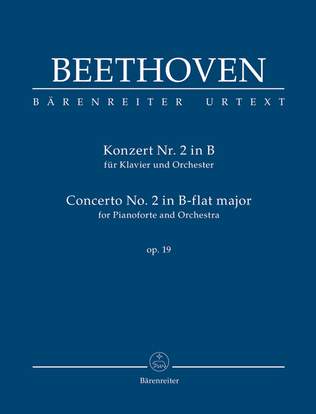 Book cover for Concerto for Pianoforte and Orchestra Nr. 2 B-flat major op. 19