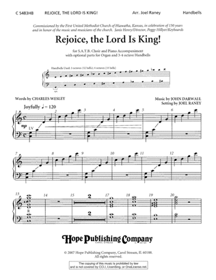 Book cover for Rejoice, the Lord Is King!