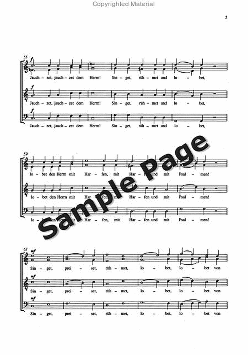 Hymnus (psalm 96 & 98) Satb