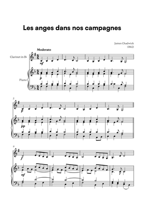 Les anges dans nos campagnes (for Clarinet and Piano)