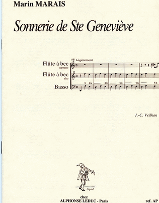 Book cover for Sonnerie De Sainte Genevieve (recorders 2)