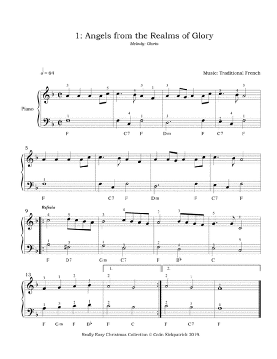 Really Easy Christmas Collection (20 carols and hymns for solo piano) image number null