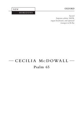 Book cover for Psalm 65