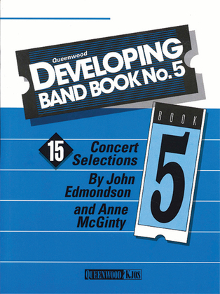 Book cover for Developing Band Book No. 5 - Percussion