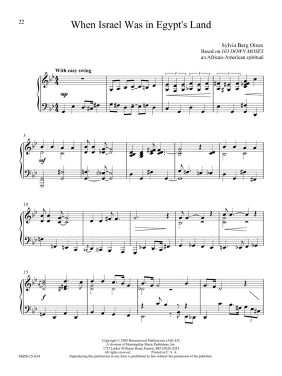 Bread of Life Hymn Settings for Piano image number null