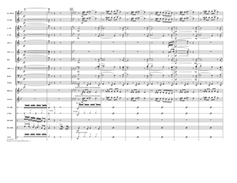 Rhythm of the Night / Nature Boy (from Moulin Rouge) - Full Score