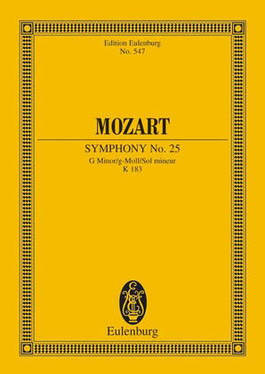 Book cover for Symphony No. 25 G minor