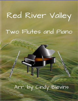 Book cover for Red River Valley, Two Flutes and Piano