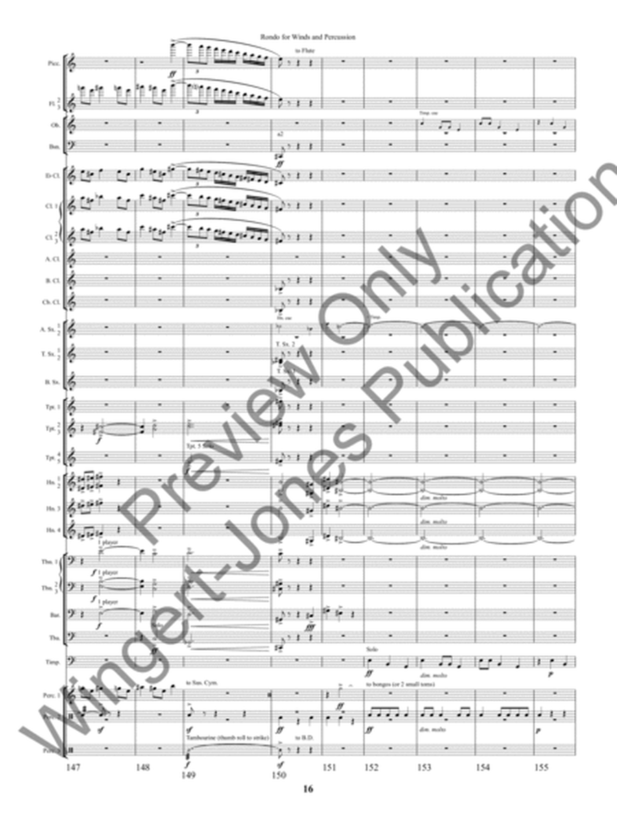 Rondo for Winds and Percussion image number null