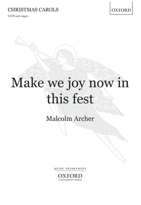 Book cover for Make we joy now in this fest
