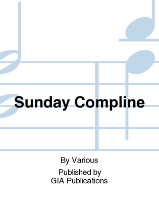 Book cover for Sunday Compline