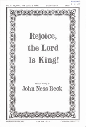 Book cover for Rejoice, the Lord Is King!