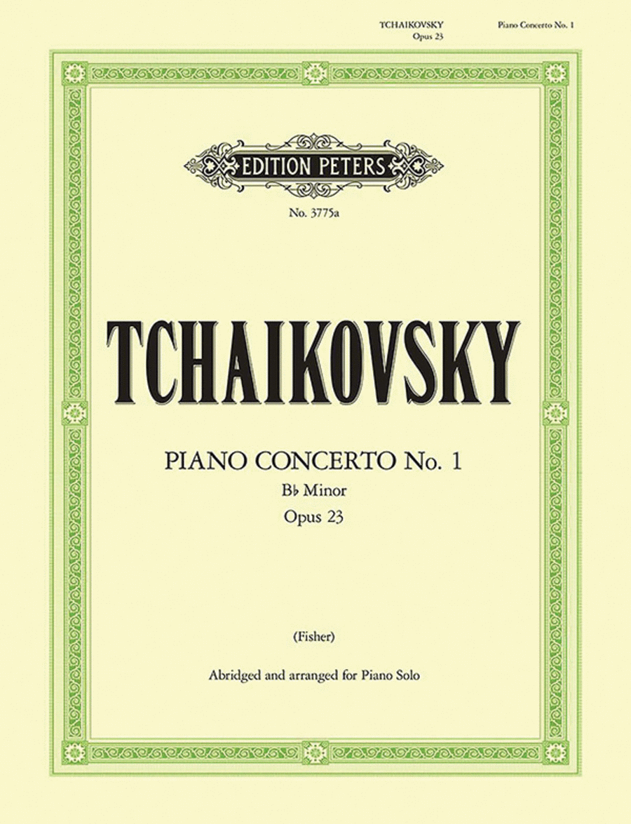 Piano Concerto No.1 (abridged and arranged for Piano Solo)