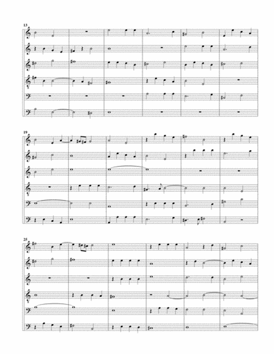 Canzon no.3 a6 (1615) (Arrangement for 6 recorders) image number null