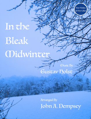 Book cover for In the Bleak Midwinter (String Quartet for Two Violins and Two Cellos)