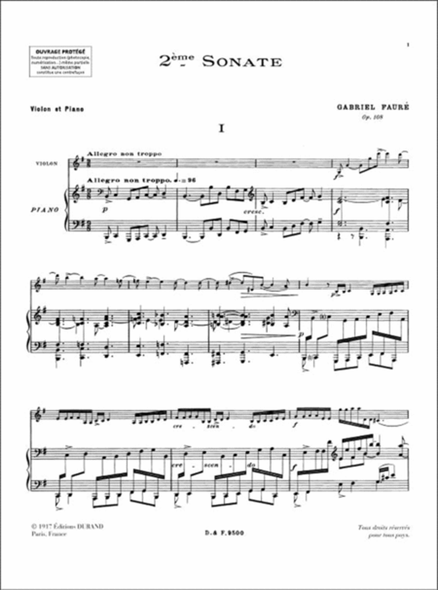 Sonate N 2 Op 108