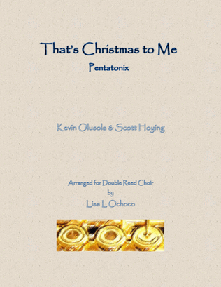 Book cover for That's Christmas to Me