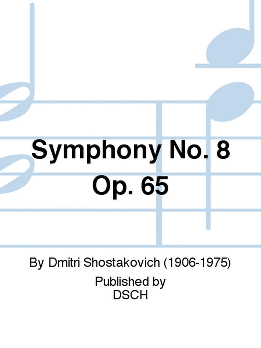 Symphony No. 8 Op. 65