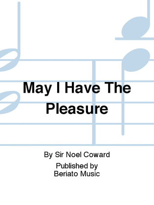 Book cover for May I Have The Pleasure