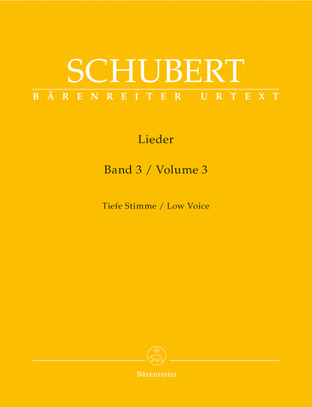 Lieder for Voice and Piano, Volume 3