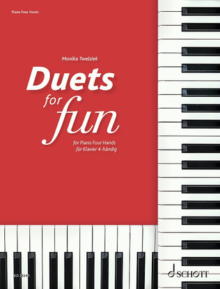 Book cover for Duets for Fun: Piano