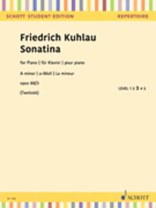 Book cover for Sonatina in A Minor, Op. 88, No. 3