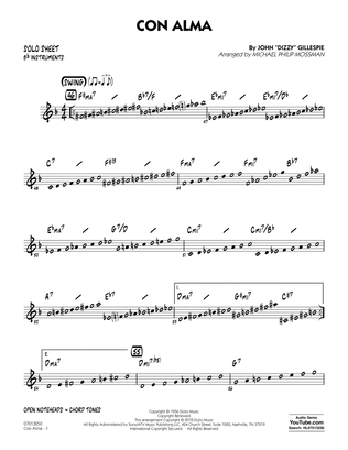 Book cover for Con Alma (arr. Michael Mossman) - Bb Solo Sheet