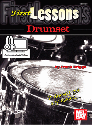 Book cover for First Lessons Drumset