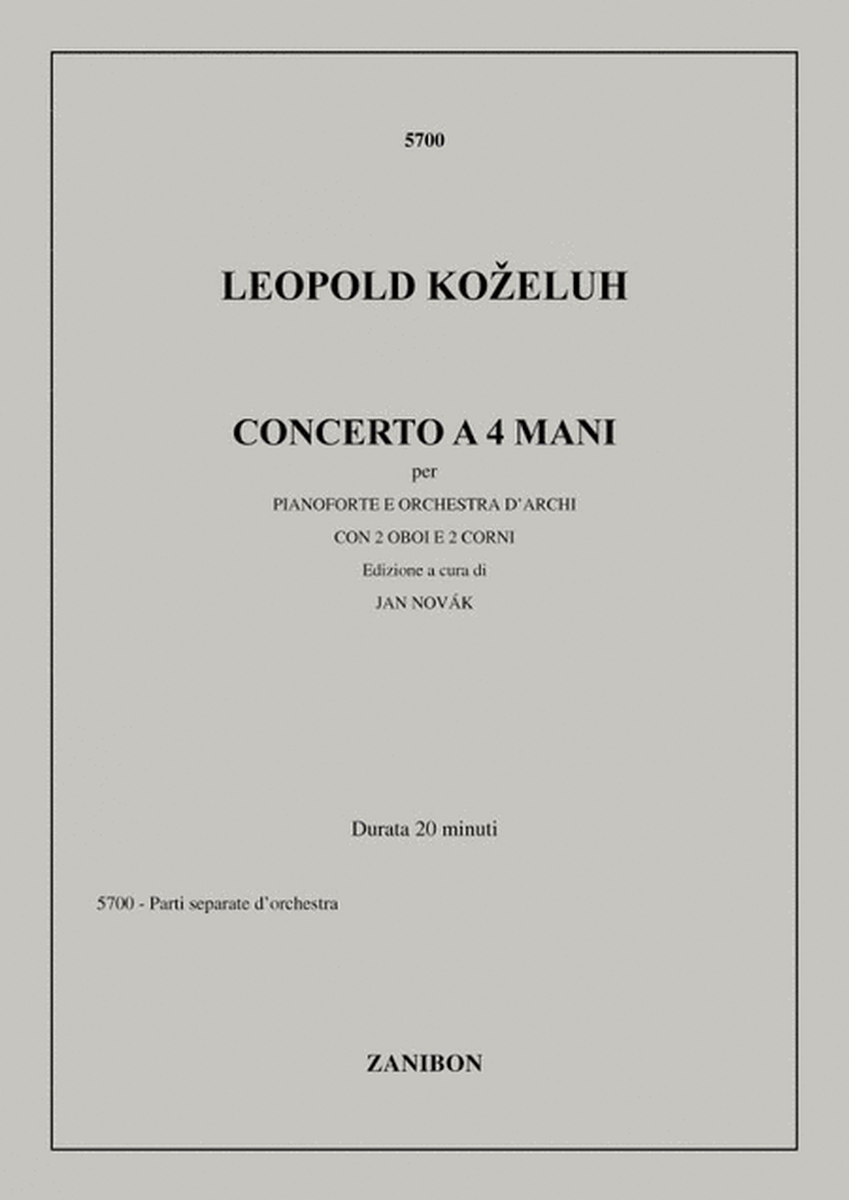 Concerto A Quattro Mani