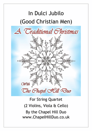Book cover for In Dulci Jubilo (Good Christian Men) for String Quartet