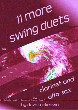 Book cover for 11 More Swing Duets for Clarinet and Alto Saxophone