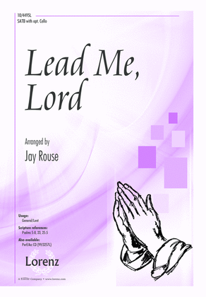 Book cover for Lead Me, Lord