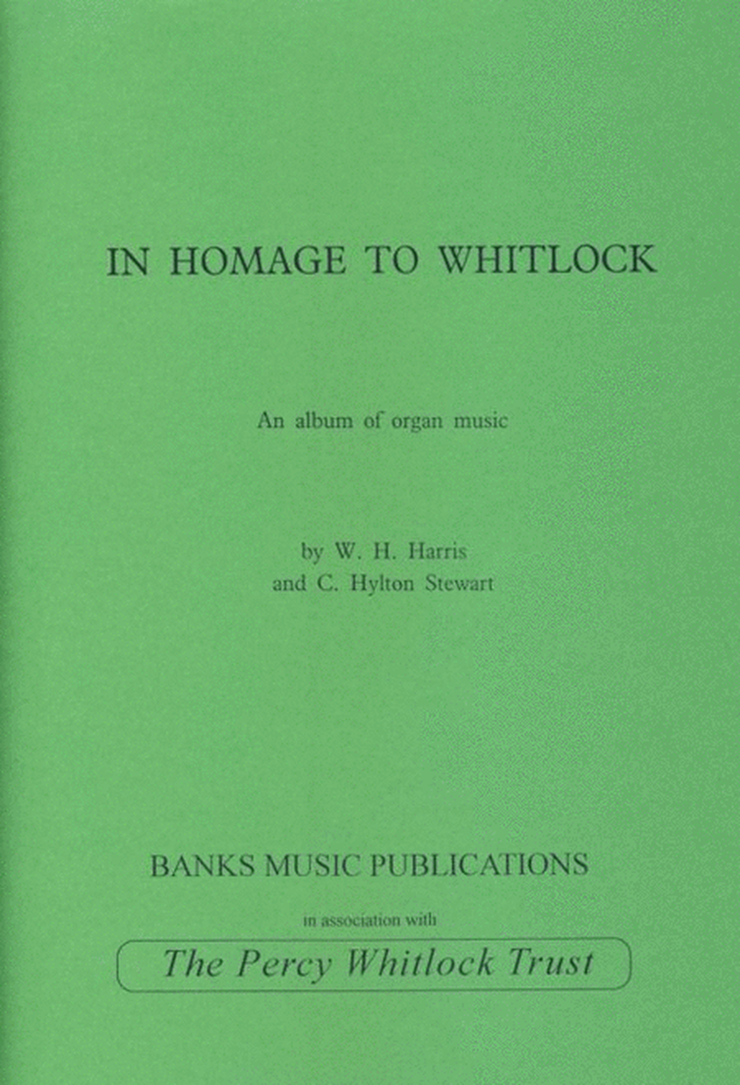 In Homage To Whitlock Vol. 1