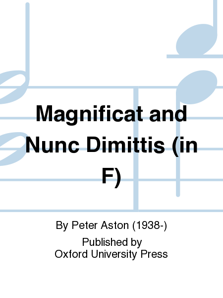 Magnificat and Nunc Dimittis (in F)