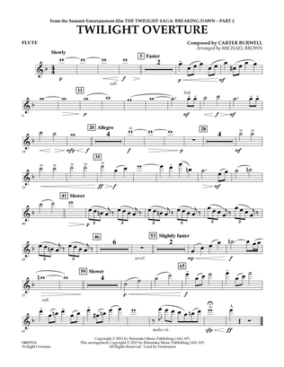 Twilight Overture (from The Twilight Saga: Breaking Dawn Part 2) - Flute