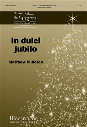 Book cover for In dulci jubilo