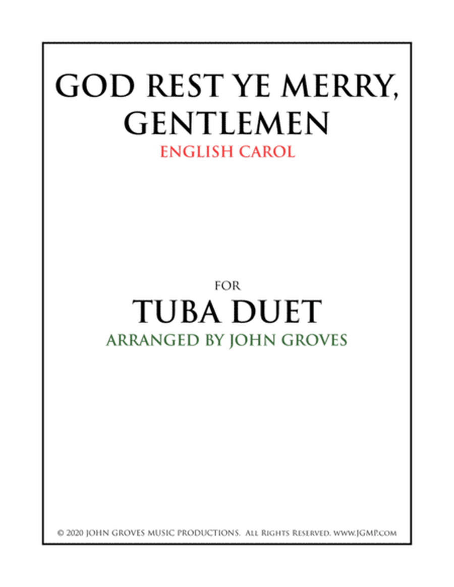 God Rest Ye Merry, Gentlemen - Tuba Duet image number null