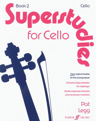 Book cover for Superstudies for Cello, Book 2