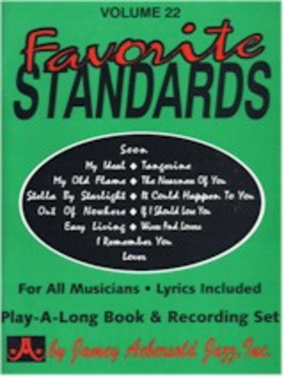 Favourite Standards Book/CD No 22