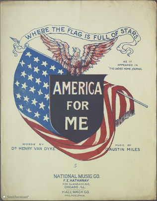 Book cover for America For Me (Where the Flag is Full of Stars)