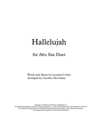 Book cover for Hallelujah