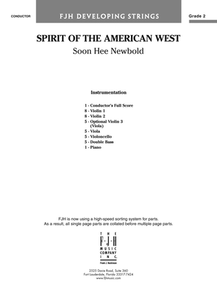 Spirit of the American West: Score